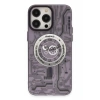 Durukar®  iPhone 14 Pro Kılıf Apollo Magneticsafe Desenli Kapak - Apollo Mor - 5