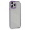 Durukar®  iPhone 14 Pro Kılıf Dora Kapak - Lila