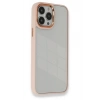Durukar®  iPhone 14 Pro Kılıf Dora Kapak - Pudra