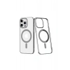 Durukar®  iPhone 14 Pro Kılıf Element Magneticsafe Sert Kapak - Gümüş