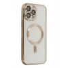 Durukar®  iPhone 14 Pro Kılıf Kross Magneticsafe Kapak - Gold
