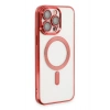 Durukar®  iPhone 14 Pro Kılıf Kross Magneticsafe Kapak - Kırmızı