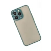 Durukar®  iPhone 14 Pro Kılıf Montreal Silikon Kapak - Yeşil