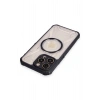 Durukar®   iPhone 14 Pro Kılıf Prag Magneticsafe Kapak - Siyah