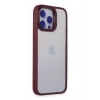 Durukar®  iPhone 14 Pro Kılıf Roblox Lens Standlı Kapak - Bordo
