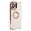 Durukar®  iPhone 14 Pro Kılıf Slot Silikon - Rose Gold