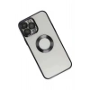 Durukar®  iPhone 14 Pro Kılıf Slot Silikon - Siyah