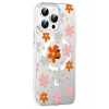 Durukar®   iPhone 14 Pro Max Floral Magsafe Kapak - Turuncu