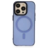 Durukar®  iPhone 14 Pro Max Kılıf Anka PC Magneticsafe Sert Metal Kapak - Sierra Blue