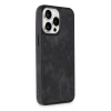 Durukar®  iPhone 14 Pro Max Kılıf Aras Deri Kapak - Siyah
