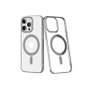 Durukar®  iPhone 14 Pro Max Kılıf Element Magneticsafe Sert Kapak - Gümüş