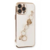 Durukar®  iPhone 14 Pro Max Kılıf Esila Silikon - Beyaz