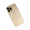 Durukar®  iPhone 14 Pro Max Kılıf Jack Magneticsafe Lens Silikon - Gold