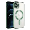 Durukar®  iPhone 14 Pro Max Kılıf Kross Magneticsafe Kapak - Koyu Yeşil