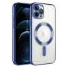 Durukar®  iPhone 14 Pro Max Kılıf Kross Magneticsafe Kapak - Lacivert