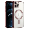 Durukar®  iPhone 14 Pro Max Kılıf Kross Magneticsafe Kapak - Rose