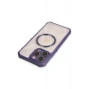 Durukar®   iPhone 14 Pro Max Kılıf Prag Magneticsafe Kapak - Derin Mor