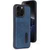 Durukar®  iPhone 14 Pro Max Kılıf Sara Kartvizitli Deri Kılıf - Lacivert