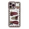 Durukar®  iPhone 14 Pro Max Kılıf Sweet Desenli Silikon Kapak - Şeffaf