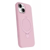 Durukar®   iPhone 14 Regal Magsafe Standlı Kapak - Açık Pembe