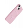 Durukar®   iPhone 14 Regal Magsafe Standlı Kapak - Açık Pembe