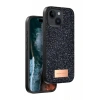 Durukar®   iPhone 15 Bright Simli Kapak - Siyah