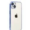 Durukar®   iPhone 15  Lensli Silikon - Açık Mavi