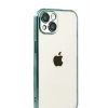 Durukar®   iPhone 15  Lensli Silikon - Yeşil