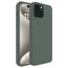 Durukar®  iPhone 15 Plus Kılıf First Silikon - Koyu Yeşil
