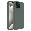 Durukar®  iPhone 15 Plus Kılıf First Silikon - Koyu Yeşil