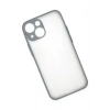 Durukar®  iPhone 15 Plus Kılıf Montreal Silikon Kapak - Gri