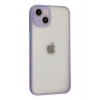 Durukar®  iPhone 15 Plus Kılıf Montreal Silikon Kapak - Mor