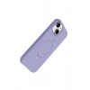 Durukar®   iPhone 15 Plus Regal Magsafe Standlı Kapak - Lila
