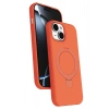 Durukar®   iPhone 15 Plus Regal Magsafe Standlı Kapak - Turuncu