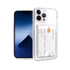 Durukar®  iPhone 15 Pro Kılıf Kart Şeffaf Silikon - Şeffaf