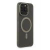 Durukar®  iPhone 15 Pro Kılıf Lodos Magneticsafe Mat Kapak - Titan Gri