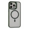 Durukar®  iPhone 15 Pro Kılıf Roblox Lens Magsafe Standlı Kapak - Koyu Yeşil