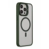 Durukar®  iPhone 15 Pro Kılıf Roblox Lens Magsafe Standlı Kapak - Koyu Yeşil