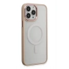 Durukar®  iPhone 15 Pro Kılıf Room Magneticsafe Silikon - Pudra