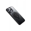 Durukar®  iPhone 15 Pro Max Avatar 360 Dönen Magsafe Kapak - Siyah
