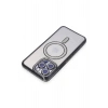 Durukar®  iPhone 15 Pro Max Kılıf Joke Simli Magneticsafe Kılıf - Siyah