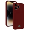 Durukar®   iPhone 15 Pro Max Kılıf Kelvin Kartvizitli Silikon - Bordo
