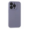 Durukar®  iPhone 15 Pro Max Kılıf Nano içi Kadife Silikon - Lila