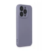 Durukar®  iPhone 15 Pro Max Kılıf Nano içi Kadife Silikon - Lila