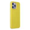 Durukar®  iPhone 15 Pro Max Kılıf Nano içi Kadife Silikon - Sarı