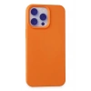 Durukar®  iPhone 15 Pro Max Kılıf Nano içi Kadife Silikon - Turuncu