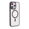 Durukar®  iPhone 15 Pro Max Kılıf Room Magneticsafe Silikon - Derin Mor