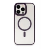 Durukar®  iPhone 15 Pro Max Kılıf Room Magneticsafe Silikon - Derin Mor