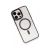 Durukar®  iPhone 15 Pro Max Kılıf Room Magneticsafe Silikon - Derin Mor