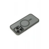 Durukar®  iPhone 15 Pro Max Kılıf Room Magneticsafe Silikon - Gri